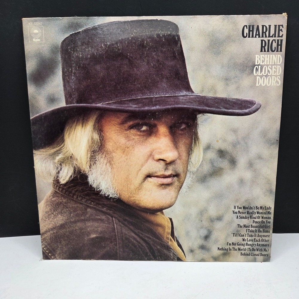 Charlie Rich Vinyl Record Behind Closed Doors LP KE 32247 1973 Country Soul LP